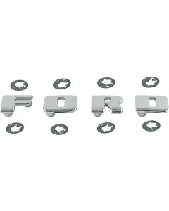 1948-1952 Ford Pickup Grille Panel Letter Set, FORD