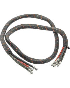 Ford Pickup Truck Headlight Wiring - Braided Wire - 8 Terminals