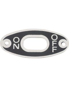 1938-1939 Ford V8 Ignition Switch Plate