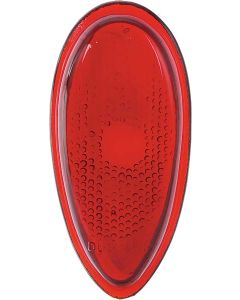 Tail Light Glass Lens - Red - Ford Passenger