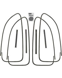 1938-1940 Ford V8 Rear Quarter Window Channel Kit