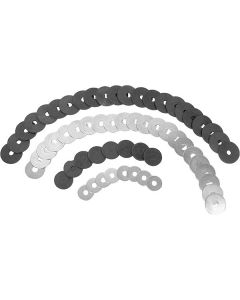 1939-1940 Ford Fender Washer Kit - 60 Pieces - Rubber & Metal