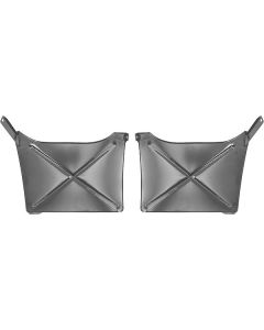 Front Fender Splash Aprons - Ford Pickup Truck - Painted Black