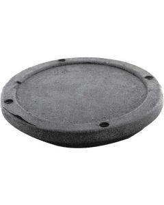 Master Cylinder Access Hole Cover Plate - 3-3/4 OD - RubberMolded Over Steel - Ford Only