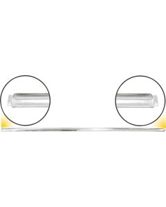 Rear Door Moulding - Stainless Steel - Left - Ford Fordor