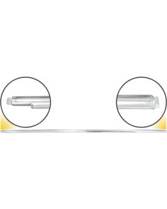 Front Door Moulding - Stainless Steel - Right - Ford Convertible Sedan