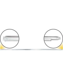 Front Door Moulding - Stainless Steel - Left - Ford Convertible Sedan