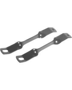 Radiator To Fender Brackets - Painted Black - Ford Pickup Truck