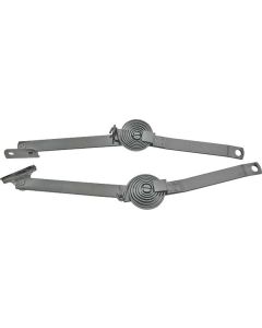 Trunk Arm & Spring Support - Steel - Painted Black - Ford/Mercury Sedan