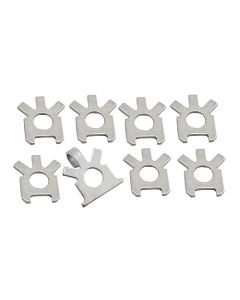 1958-1962 Ford Thunderbird Exhaust Manifold Lock Tab Set, 8 Pieces, Right, 352 & 390 V8