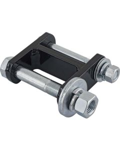 Model A Ford Alternator H Bracket - Black Powder Coated