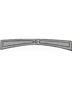 Model A Ford Dash Upper Finish Rail - Fiberglass - Coupe & Tudor Sedan & Pickup - 1930-31 Only
