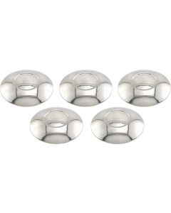 Stainless Steel Hub Cap Set/ Script
