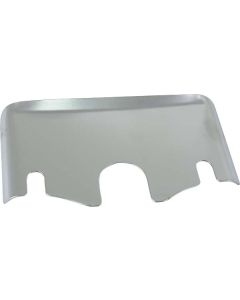 Model A Ford Heat Shield - Brushed Satin Chrome - Not Original Finish
