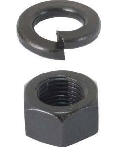 Model A Ford Headlight To Crossbar Nut & Washer Set - BlackOxide - 4 Pieces