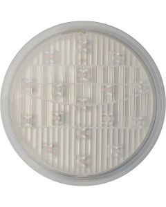 Model A Ford Cowl Lamp Lens LED Insert - Clear With 17 Amber LEDs - 12 Volt