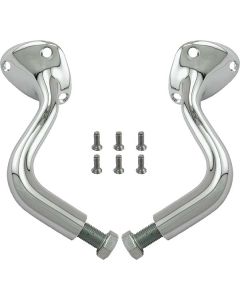 Model A Ford Cowl Lamp Arms - Chrome Zinc Die-Cast - Includes Hardware