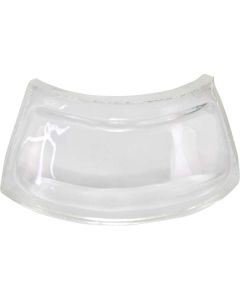 Model A Ford License Plate Light Lens - Clear - Curved Glass - For Left Tail Light