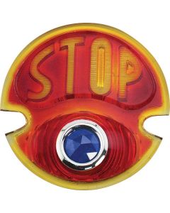 Red Lens With Amber Stop In Top/ Blue Dot