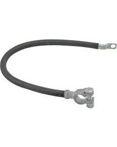 Model A Ford Battery Cable - 19 Long - Braided Cover - Original Type - Correct Clamp
