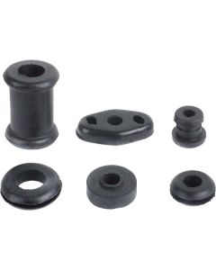 Model A Ford Firewall Grommet Set - 6 Pieces - Rubber