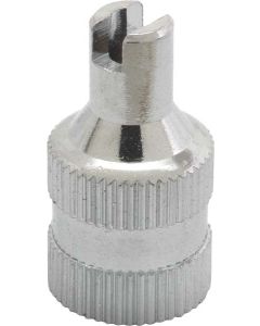Model A Ford Tire Inner Tube Prong Valve Cap - Nickel Plated