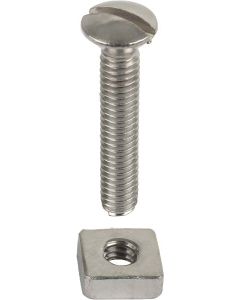 Model A Ford Step Plate Mounting Set - 16 Pieces - Stainless Steel