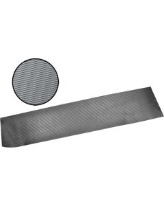 Model A Ford Running Board Matting - 2 Pieces - Black Rubber - Ribbed Design