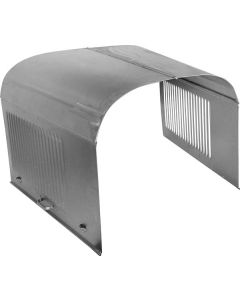 1928Late-1929 Model A Ford Hood - Complete - Steel - Includes Bead, Handles & Clips - Briggs Fordor & Murray Fordor & Cabriolet Only