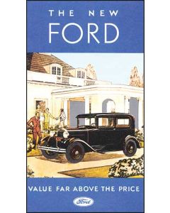 The New Ford - Value Far Above The Price, 1931