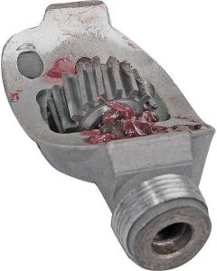 Model A Ford Speedometer Gear Case Assembly - 3.54 (18 Teeth) Gear With Round Hole Shaft - Retainer Included - 28 - Mid30