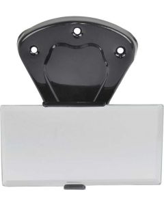 Model A Ford Inside Rear View Mirror Assembly - Closed CarsOnly - Black - With Beveled Glass