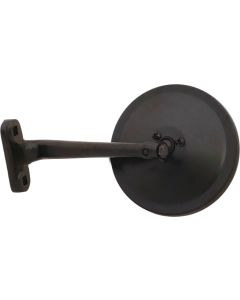 1928-1931 Model A Windshield Stanchion Post Mirror - Bolt-on Type - Black