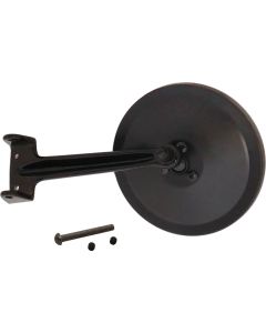 Model A Ford Outside Rear View Mirror Assembly - Hinge Type- Black - 7 Arm - For Truck