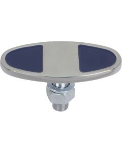 Model A Ford Outer Bumper Clamp - Forged Steel - Chrome - Front or Rear - 1928-30