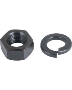 Model A Ford Outer Bumper Clamp Nut & Lockwasher Set, Original Type, 8 Pcs, For Original Fine Thread Clamp, Front or Rear, 1928-31