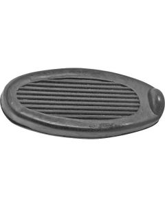 1928-31 Model A Ford Brake & Clutch Pedal Pad Set - Black Rubber