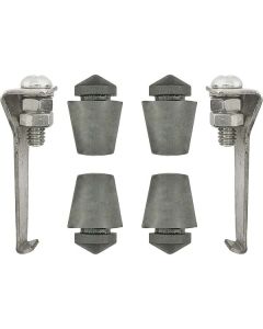 Model A Ford Stone Guard J Clip Hardware & Bumper Kit