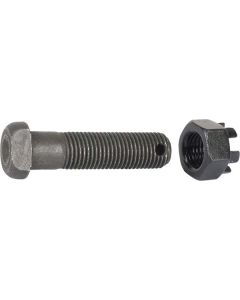 Model A Ford Emergency Handle Clamp - Special Drilled Bolt & Castle Nut