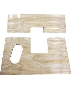 Model A Ford Floorboard Set - Front - Brake To Right - 2 Pieces - 1930-31 Only