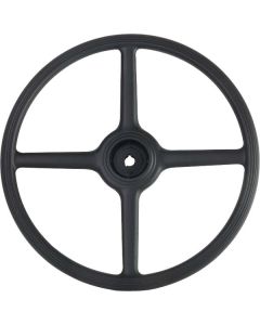 Model A Ford Steering Wheel - Keyed Hub - Black - USA Made