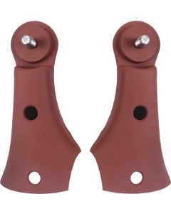 Model A Ford Windshield Lower Stanchion Posts - Open Cars &Roadster Pickup - Left & Right - Plain Steel