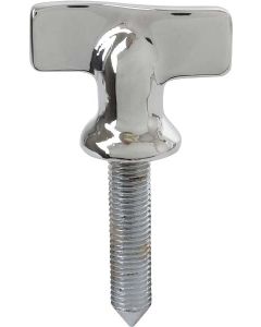 Model A Ford Top Clamping Bracket Thumb Screw - Chrome - Fine Thread