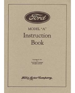 Model A Instruction Book/ Late 1931