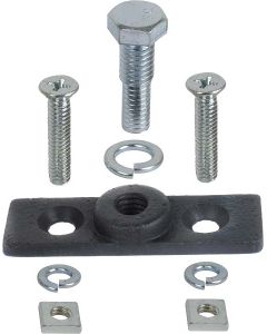 Model A Ford Trunk Lid Hinge & Mounting Set - 18 Pieces