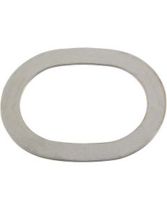Model A Ford Inside Door Escutcheon Backing Plate - CadmiumPlated - For Scroll Escutcheon