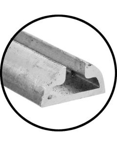 Model A Ford Top Moulding - Front - Aluminum - 5/8 Wide - 5Foot Piece