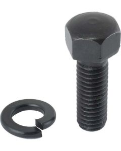 Model A Ford Front Timing Gear Cover Bolt Set - 14 Pieces -Original Type - Black Oxide - Dome Head