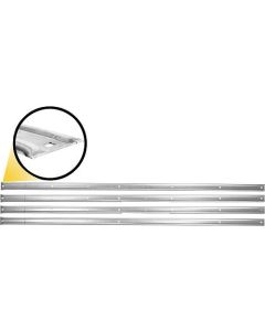 Bed Strip Set/4pcs/Stainless