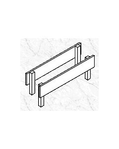 Model A Ford Pickup Bed Side Board Set - For Wide Bed - Oak- Left & Right - Late 1931